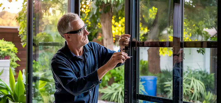 Replacing Sliding Door Lock Chesapeake